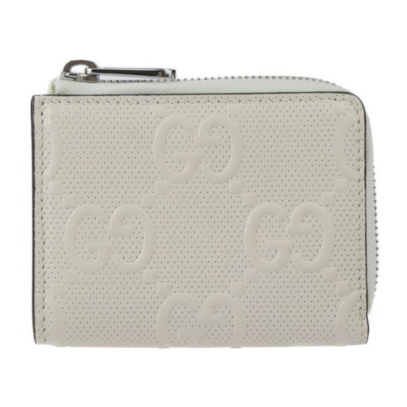 GUCCI White Leather Wallet - Picture 1 of 9